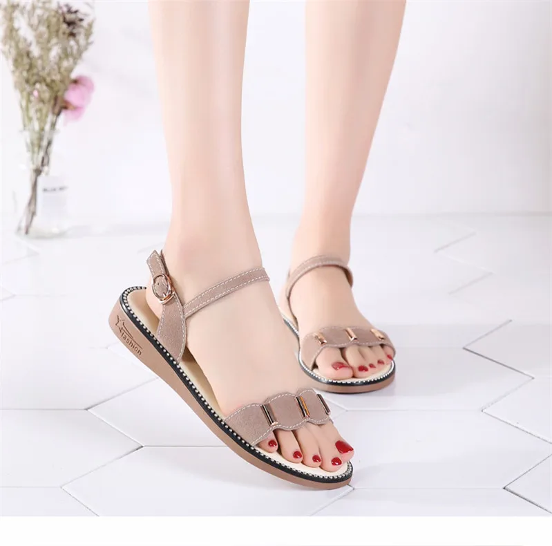 

Timalina Women Sandals Leisure Sandals Summer 2020 Fashion Female Shoes Comfortable Slippers Woman Flats Walking Footwear