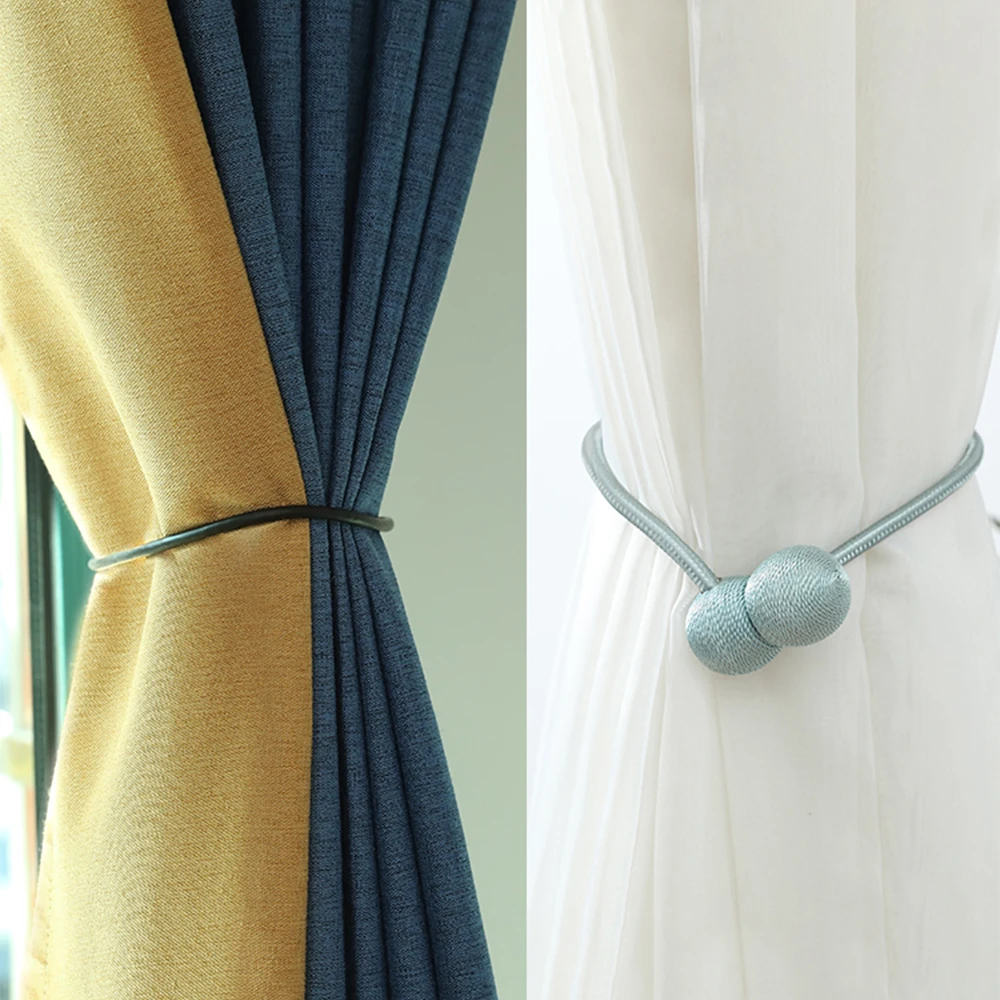 2 шт. занавес ремень пряжка с магнитом галстук шнурок веревка магнит декоративный