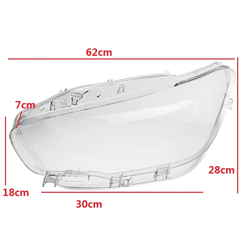 

DHBH-Car Front Headlight head light lamp Lens Shell Cover Replacement For-BMW F20 2015 2016 2018