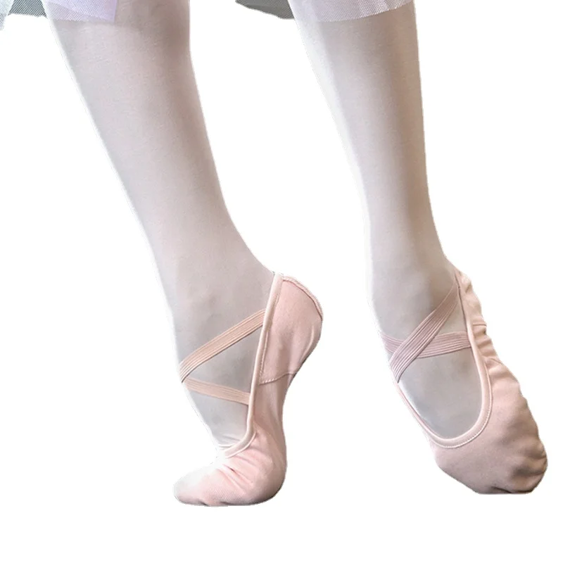New Ballet Shoes Children Practice Quality Stretch Canvas Narrow Dance Fit for Gymnastics Scarpe Da Ballo Yoga | Спорт и развлечения