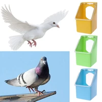 pet feeding bowl feeder parrot hanging food water bowl pigeons stand cage feeding tools bird food container cage accessories new