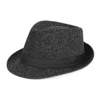 wholesale fashion high quality grind arenaceous design jazz caps dad hat fedora hats for women and men