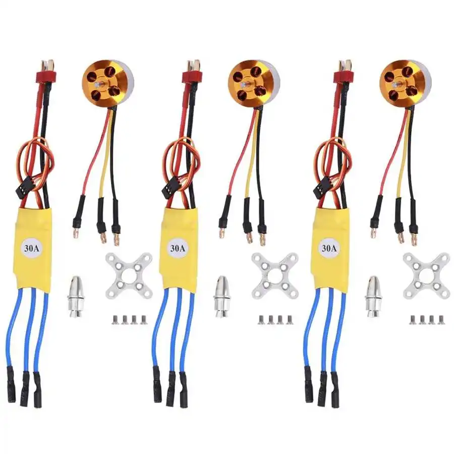 Запчасти для радиоуправляемых моделей 30A ESC Yellow + A2212 KV1000 / KV1400/KV2200 бесщеточный