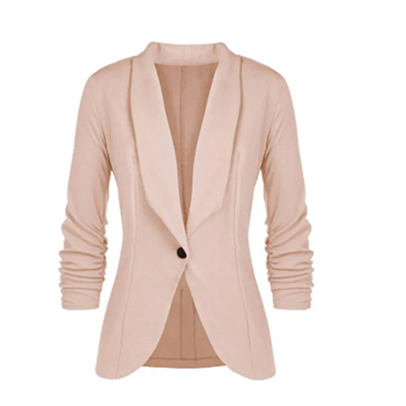 2021 осенние женские плиссированными рукавами для работы в офисе пальто женщин