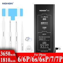 Nohon Mobile Battery For Apple iPhone 6 6s 7 Plus 6P 6sP 7P iPhone6 1810mAh-3650mAh Bateria +Tools For iPhone 6 7 Plus Batteries