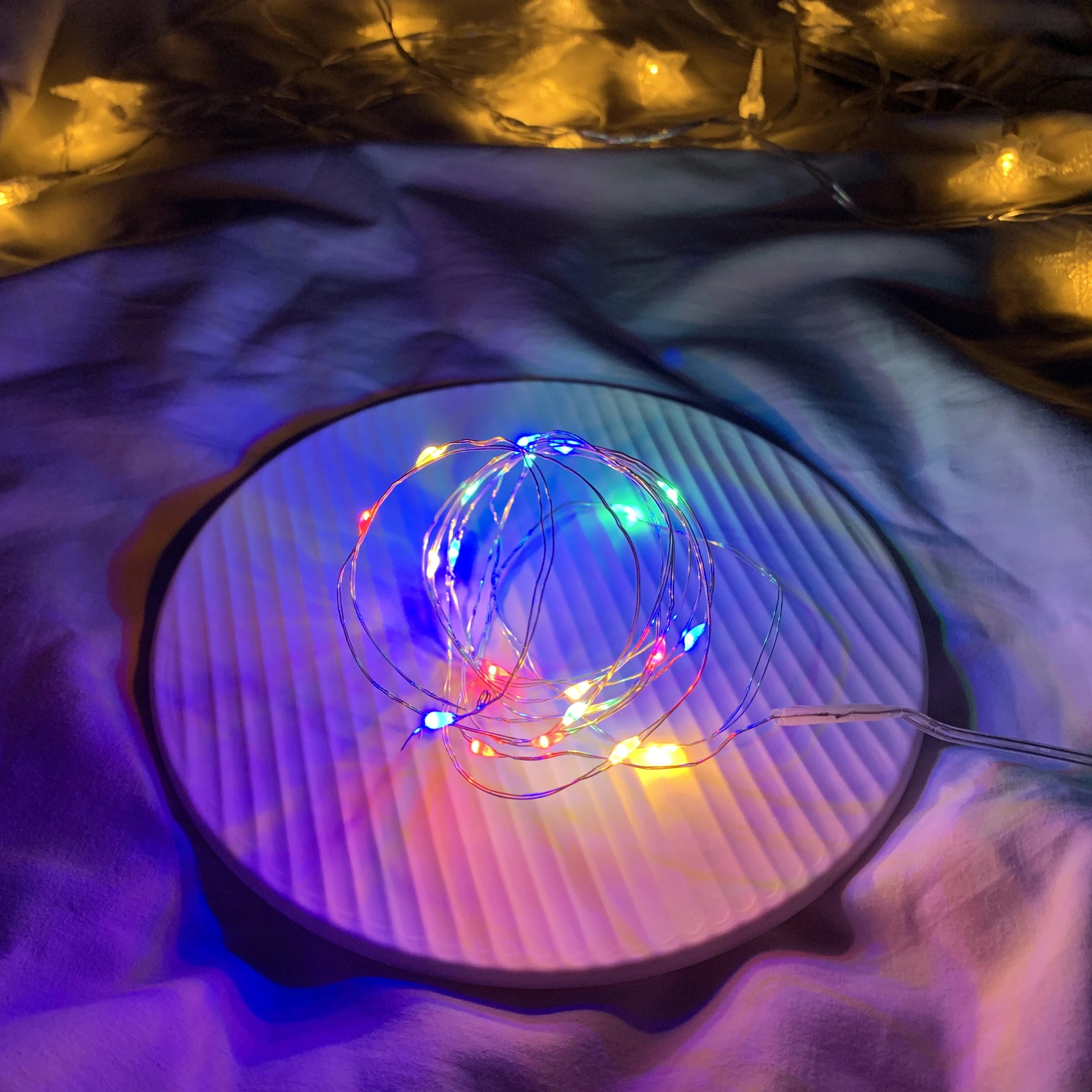 5 м 50 лампы светодиод USB пульт дистанционного управления медный провод низкого