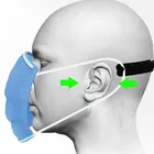5 цветов разноцветная прочная одноразовая маска с крючком для соединения регулируемых ушных петель маски ремешок для лица фиксатор ушей