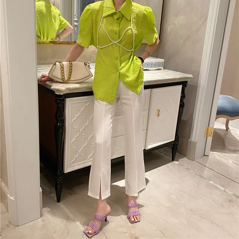 

2021 new summer fashion ladies slippers high heel square toe sandals outdoor leisure elegant sandals and slippers