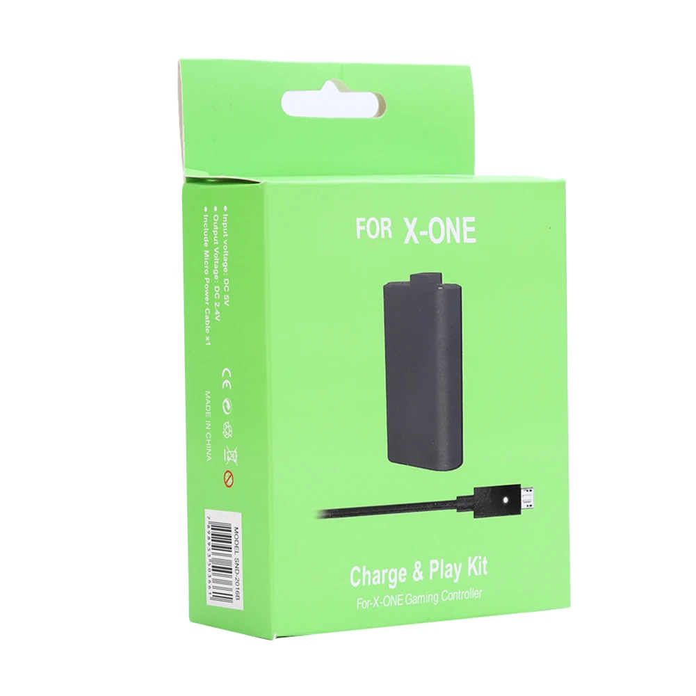 Аккумулятор на 1400 мА · ч и USB кабель для беспроводного контроллера геймпада XBOX ONE