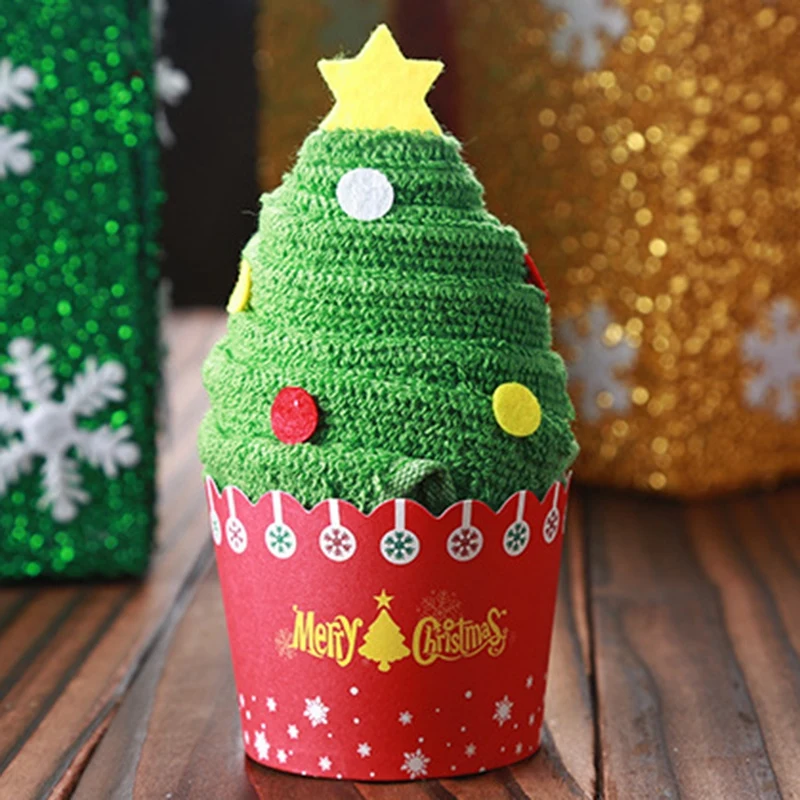 Рождественское полотенце детское для торта рождественское домашнее украшение