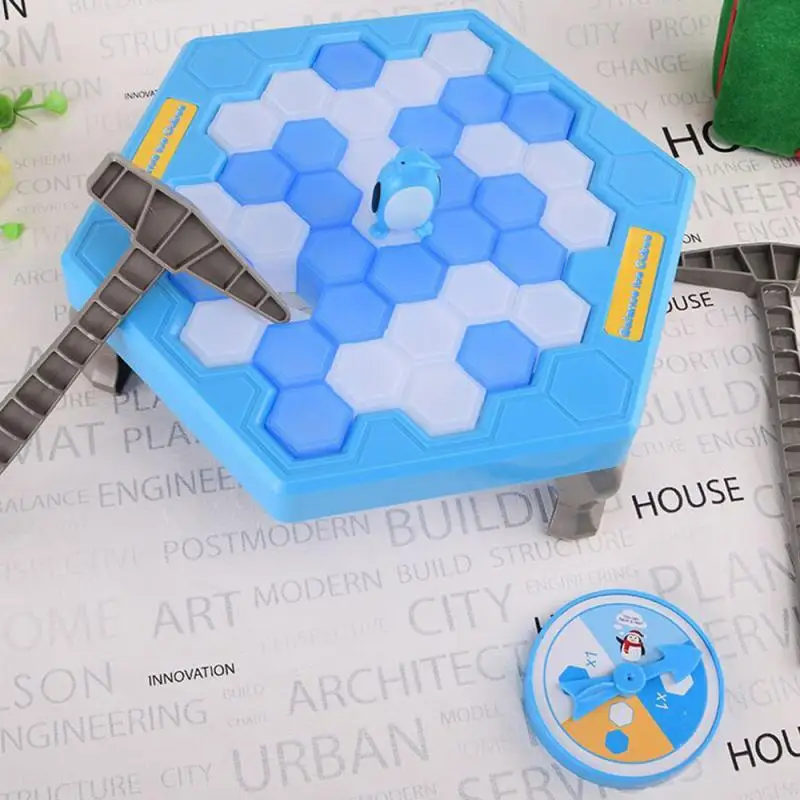 

Ice Breaking Save Penguin Trap Peril Ice Pick Challenge Adults Childrens Family Fun Game Interactive Entertainment Toy
