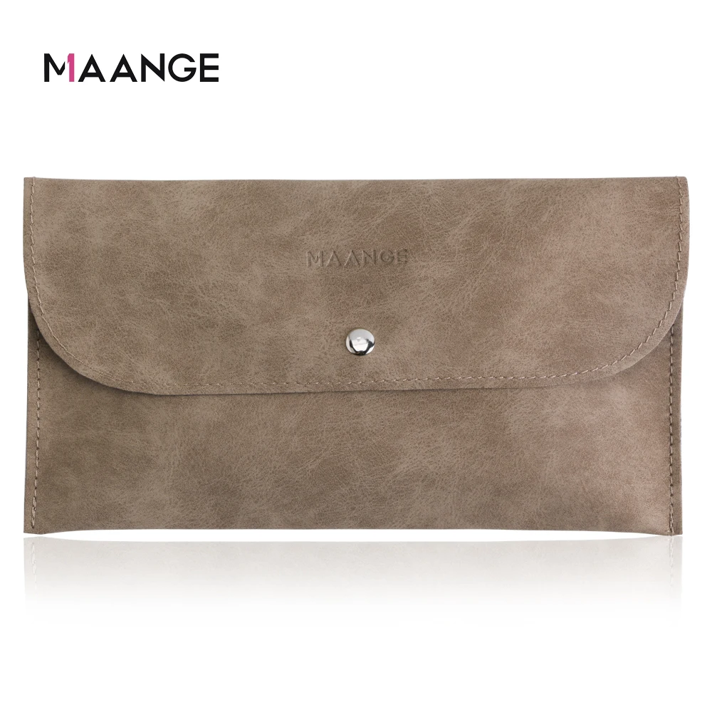 Из искусственной кожи для путешествий MAANGE пустой держатель косметических кистей