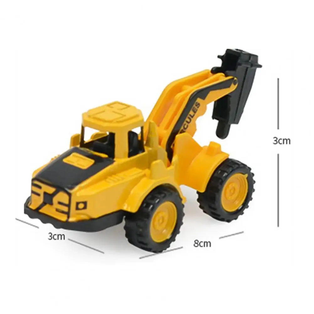 

8Pcs Kid Excavator Sliding Car Model Mini Simulated Engineering Vehicle Toy Gift