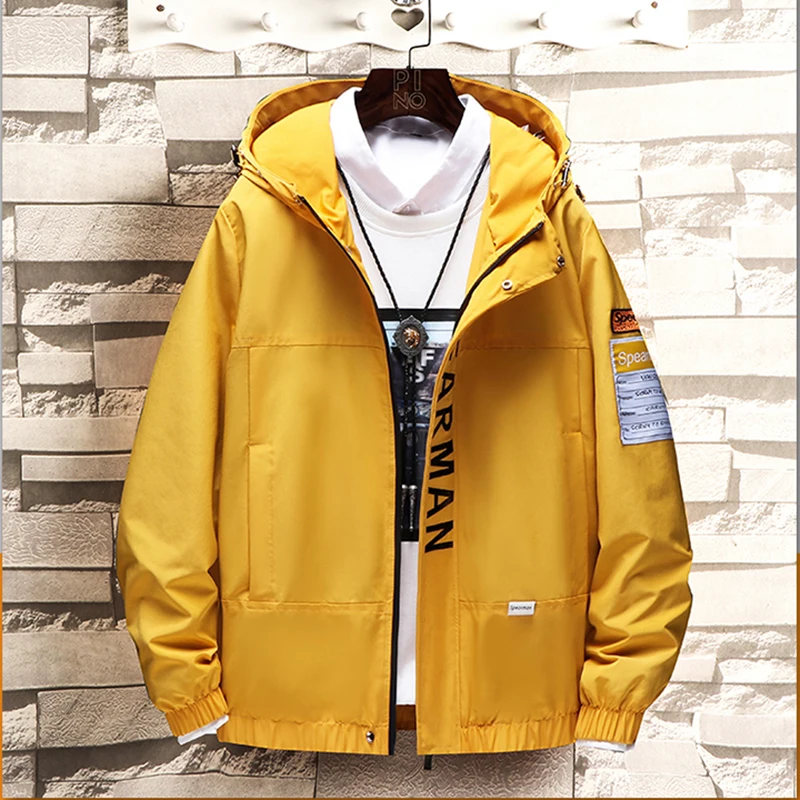 Новое поступление мужская повседневная куртка с капюшоном пальто для мужчин