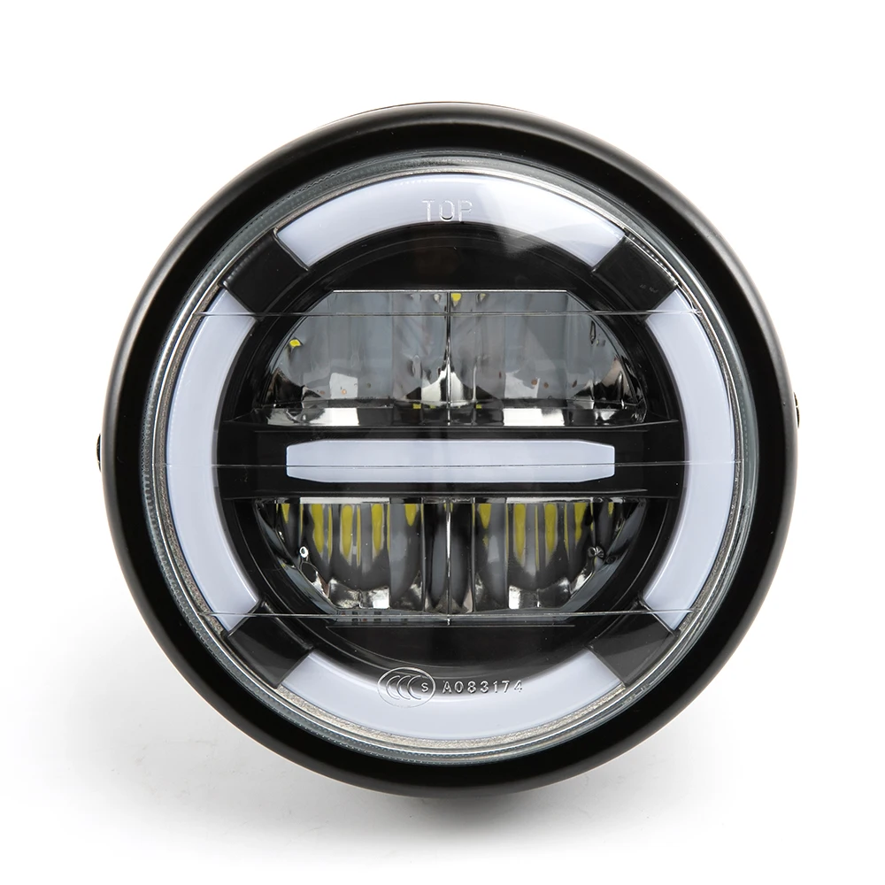 7 дюймов светодиодная мотоциклетная передняя фара светильник Hi &amp короче спереди