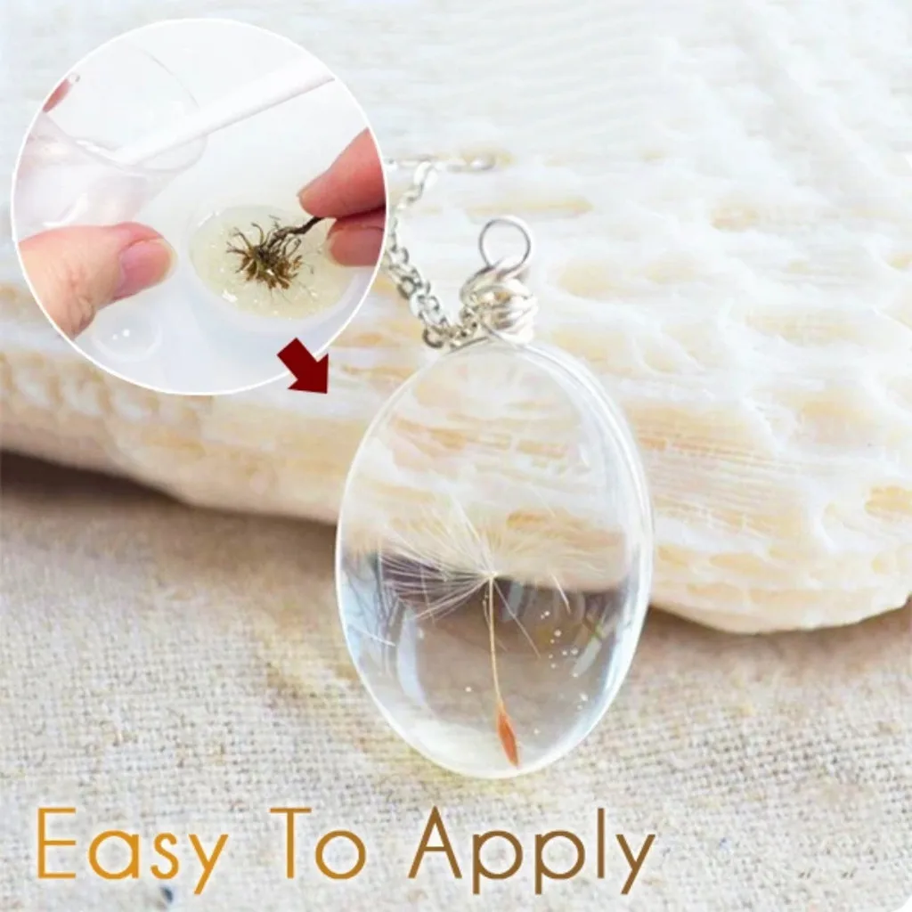 Diy Кристалл эпоксидный клей комплект браслет кулон ювелирные изделия