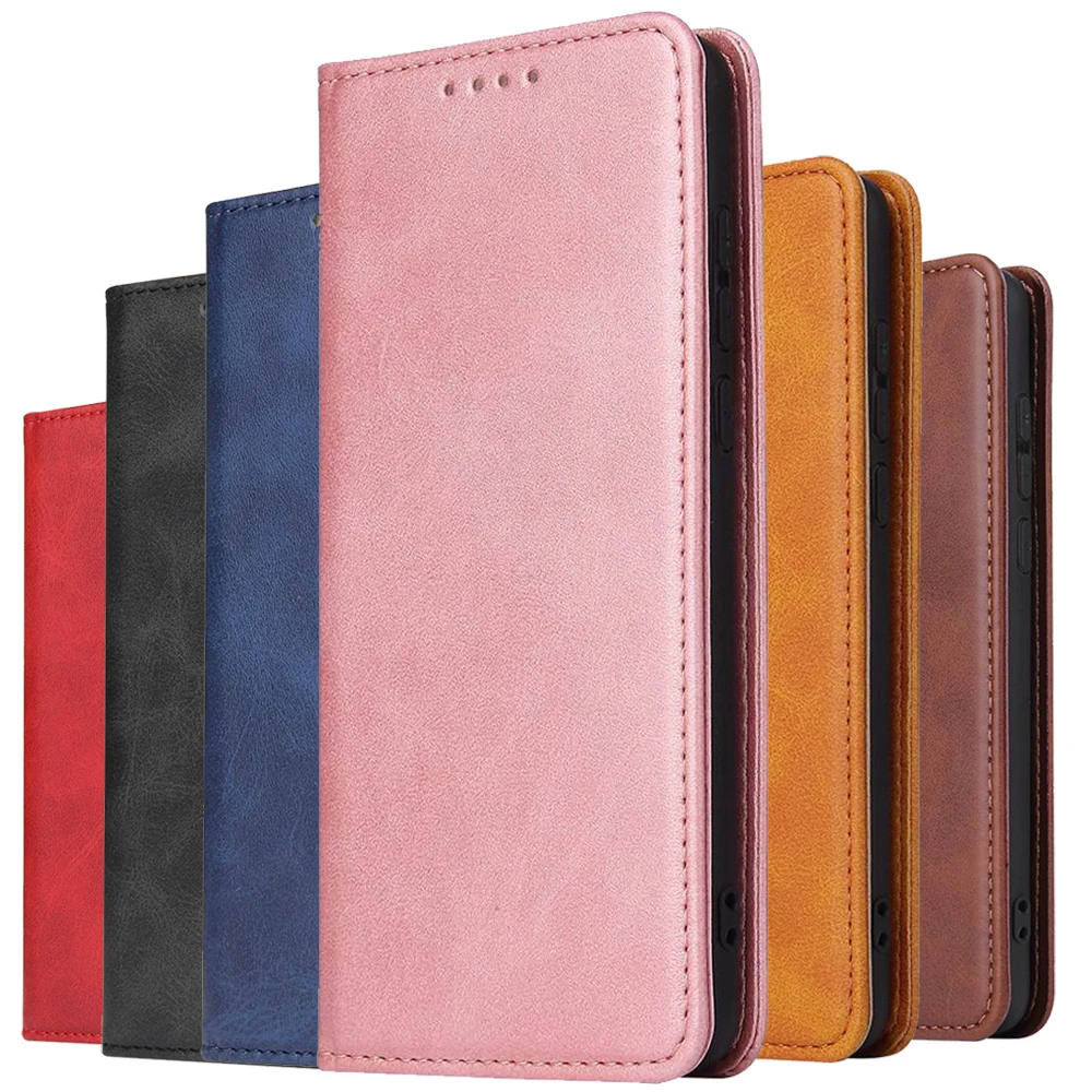 Роскошный кожаный флип-чехол на магните для OPPO Reno 4 3 2 A55 A93 A52 A53 A32 A15 A92 A72 A31 A X F 8 91 11 9