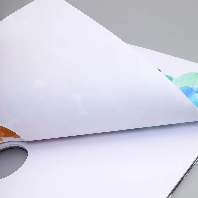 Палетка из бумаги акварель масляная краска гуашь акриловая профессиональные