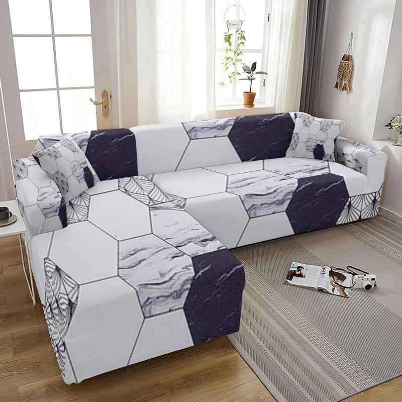 

Blue Plaid Sofa Cover Music Cushion Cover Stretch Sofa Towel Corner Sofa Covers for Living Room Big Sofas Cushion Cover Big Sofa