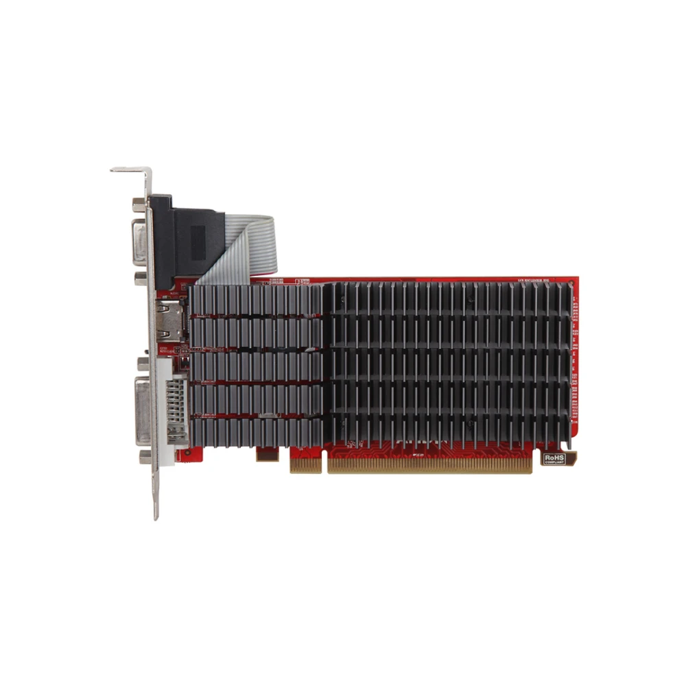 MAXSUN Новый настольный AMD R5 220 1 ГБ GDDR3 графические карты 64-битная HDMI-совместимая VGA DVI