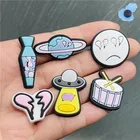 1 шт. спортивные шары земля НЛО садовые шлепанцы обувь шармы аксессуары ПВХ украшение для обуви для браслетов Croc jibz подарки для вечеринки