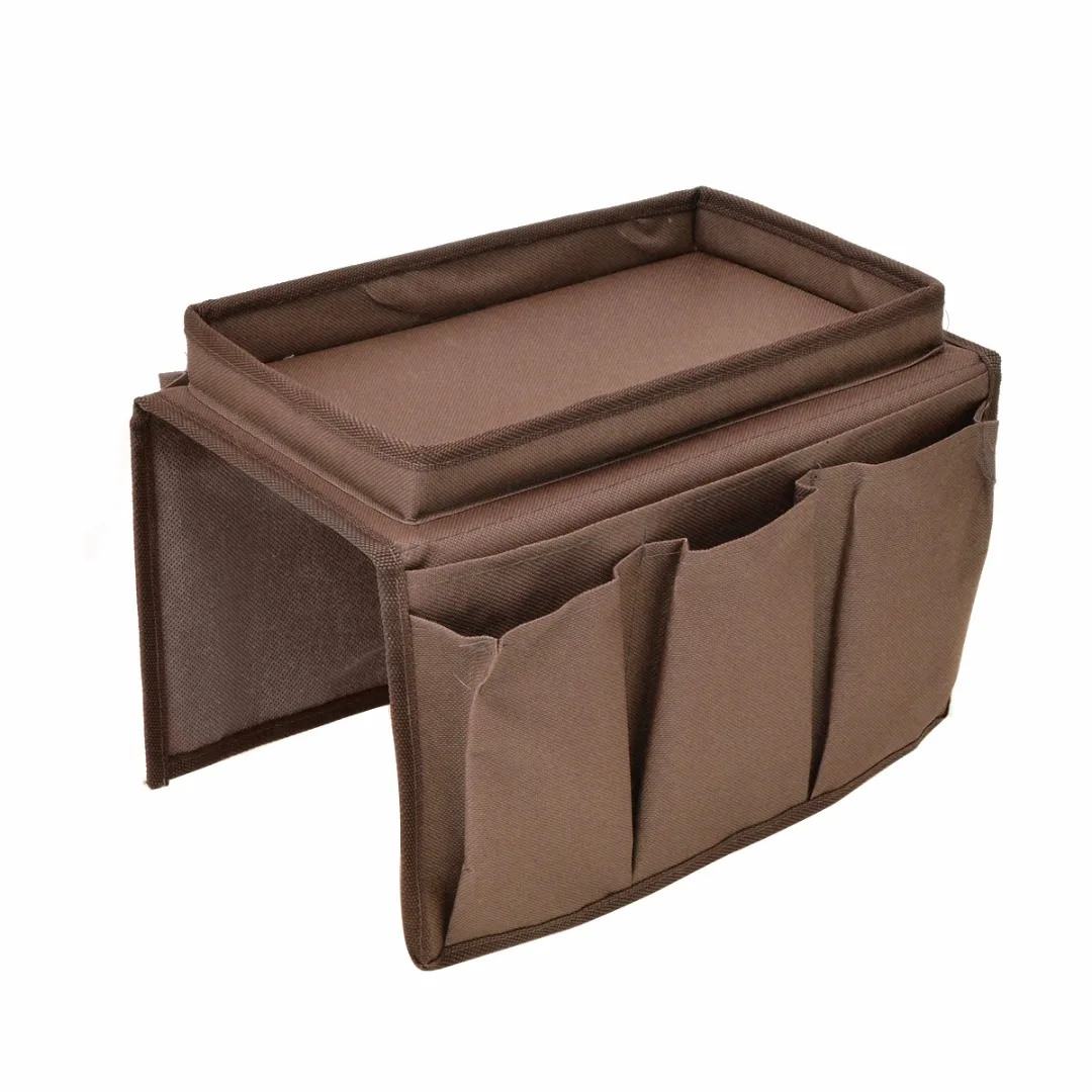 Practical 4 Pockets Sofa Arm Storage Bag Chair Couch Mobile Phones Magazine Bags Tray Home Holder Organizer | Дом и сад