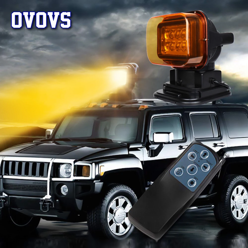 Светодиодные противотуманные фары 4x4 для внедорожников 12 В беспроводные