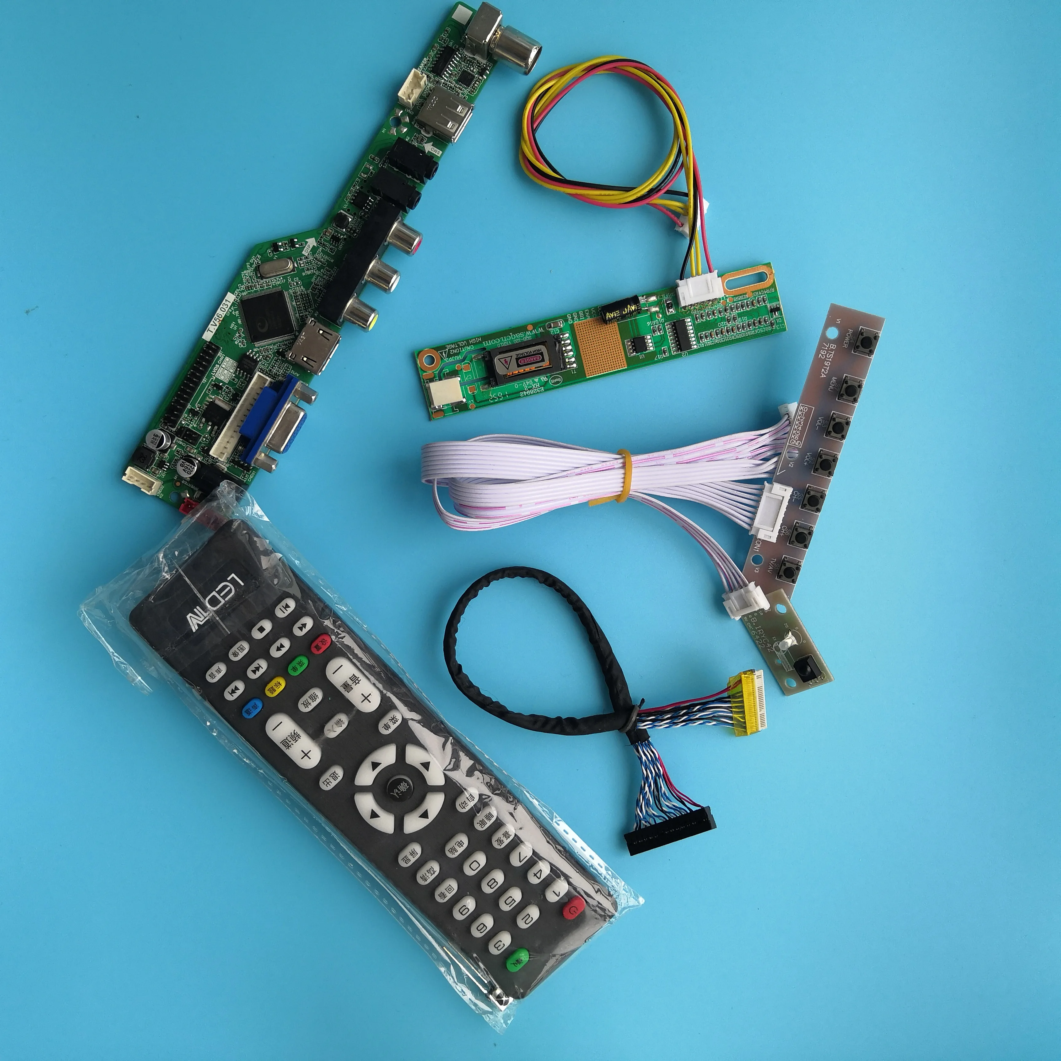 

Для B121EW01 V0 VGA AV TV USB модуль Новая плата драйвера 20pin цифровой сигнал 1 лампа 12,1 "контроллер 1280X800