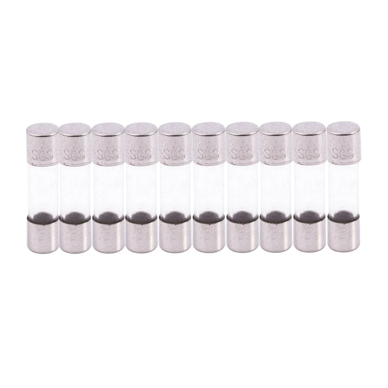 

Стеклянная трубка с быстрым предохранителем 5x20 мм, 250 В, 63 мА, 10 шт.