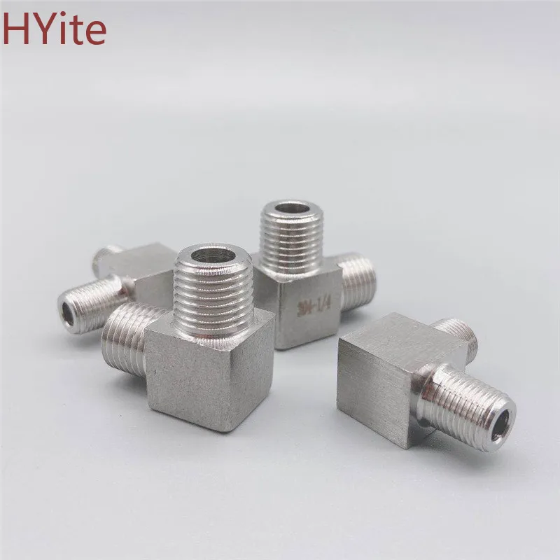 Прямоугольный преобразователь высокого давления 1/8 дюйма 1/4 3/8 1/2 BSPT штекер 90