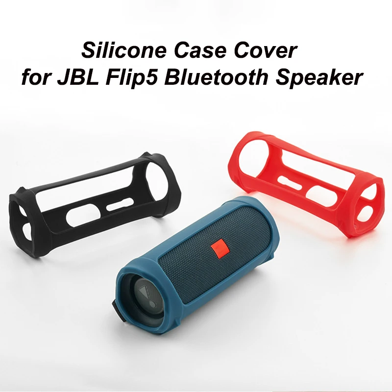 Speaker Case Cover for JBL Flip5 Flip 5 Bluetooth Portable Soft Silicone | Accessories