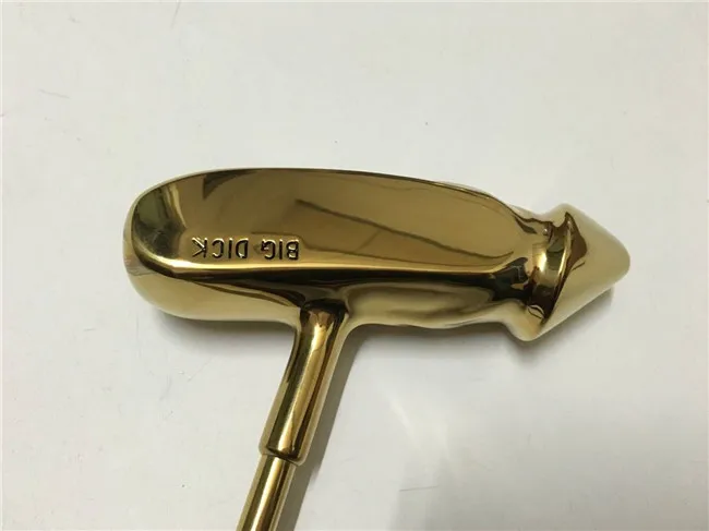 

Brand New Golf Clubs Gold Big Dick Putter Big Dick Golf Putter 33/34/35 Inch Steel Shaft With Head Cover