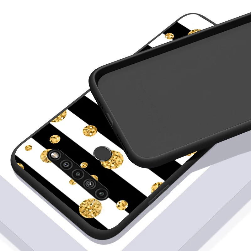 

Black white Zebra Stripe for LG G8 G8S G8X V30 V35 V40 V50 V60 ThinQ Q60 K40 K50 K30 K41 K51 K61 K71 K22 Black Phone Case