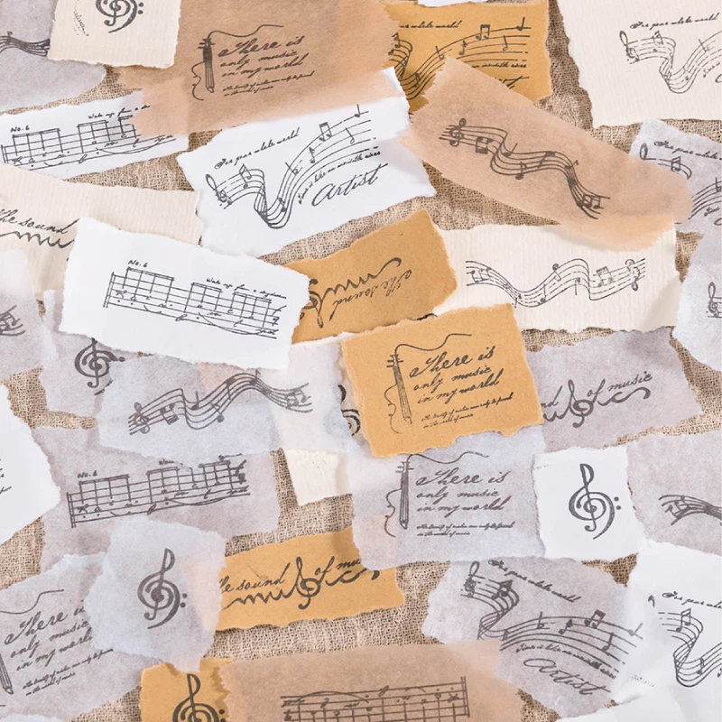 Винтаж нотного декоративная печать деревянные и резиновые штампы для