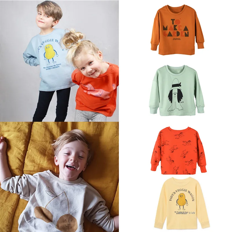 Bc Style толстовка для мальчиков и девочек детская одежда осень 2019 дети девочка