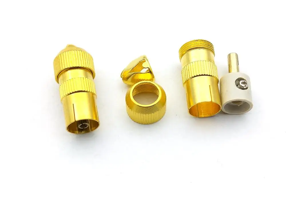 5 шт. женский ТВ антенный разъем металлический коаксиальный | Обустройство дома