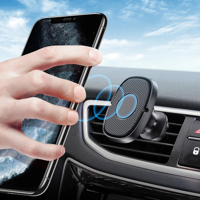 

Lovebay Air Vent Mount Car Phone Holder Stand Magnetic Plastic GPS Mobile Phone Universal Stand for iphone Samsung Huawei Xiaomi