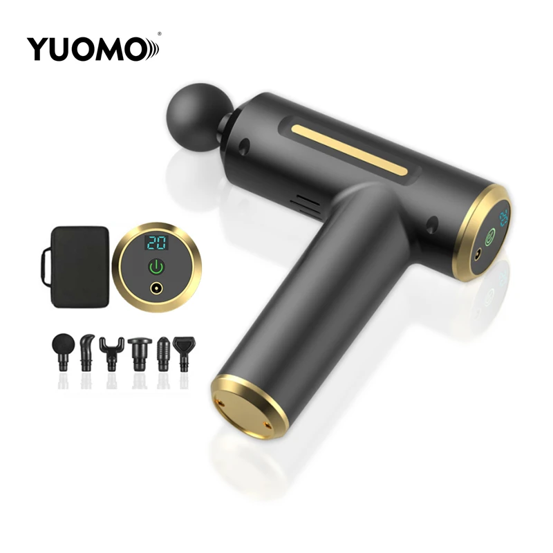 Массажный пистолет массажер для тела массаж мышц релаксация упражнения