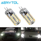 Дневсветильник ходовые огни AENVTOL, 2 шт., Canbus для Peugeot 3008 5008 Citroen C5, HP24W G4 светодиодный ные дневные ходовые огни s 6000K 4500K, без ошибок