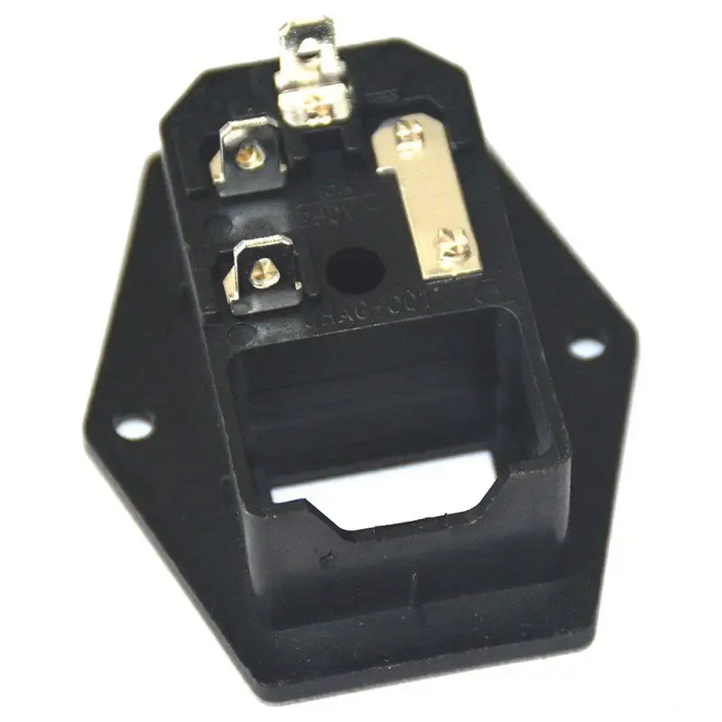 Входной Мужской Разъем питания с предохранителем кулисный переключатель