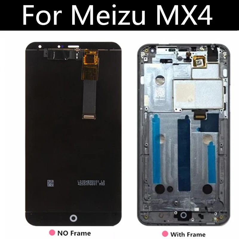 Для Meizu MX4 ЖК-экран ЖК-дисплей + кодирующий преобразователь сенсорного экрана в