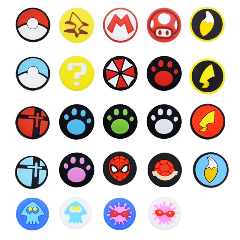 4 pcs Silicone Analog Thumb Stick Grips Caps For Nintend Switch NS JoyCon Controller Thumbsticks Cap Skin Lite Cover | Электроника