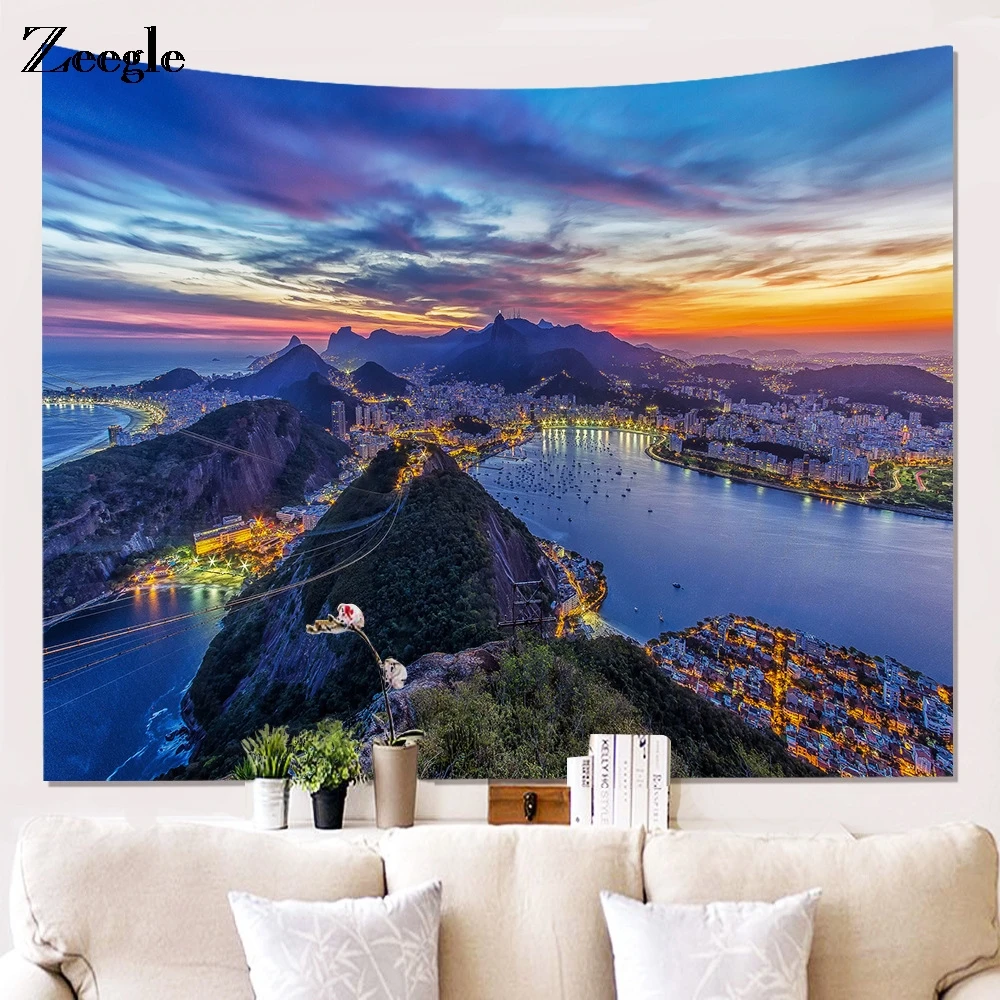 

Zeegle настенные гобелены с ночным небом, украшения для дома, настенные гобелены для гостиной, спальни, пляжные полотенца