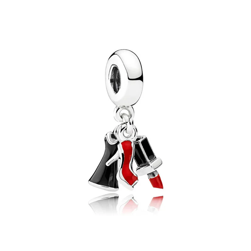 BD09 1 шт. высокое качество новая мода Любовь Подвеска в виде сердца Fit Pandora Браслеты для женщин DIY ювелирные аксессуары Рождественский подарок - Цвет: BD09