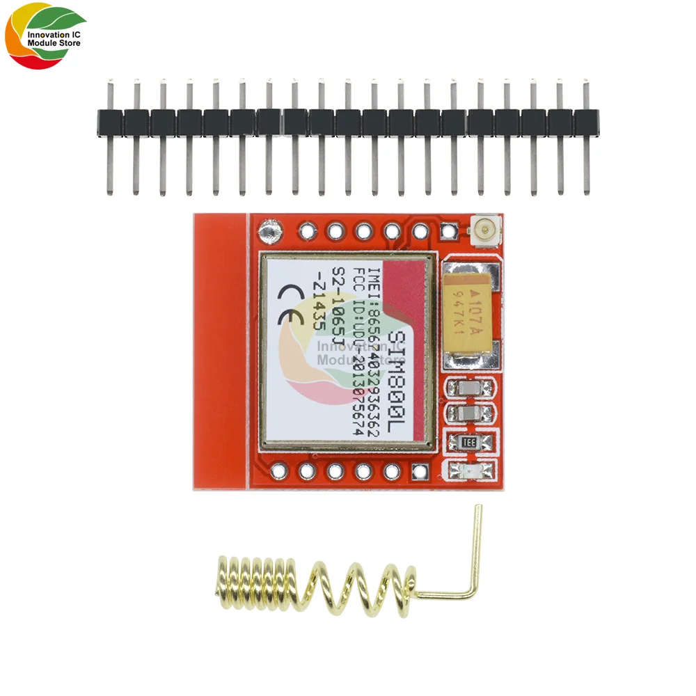 SIM800L GPRS модуль Core Quad-band TTL Серийный порт IPX интерфейс беспроводной с антенной PCB Micro