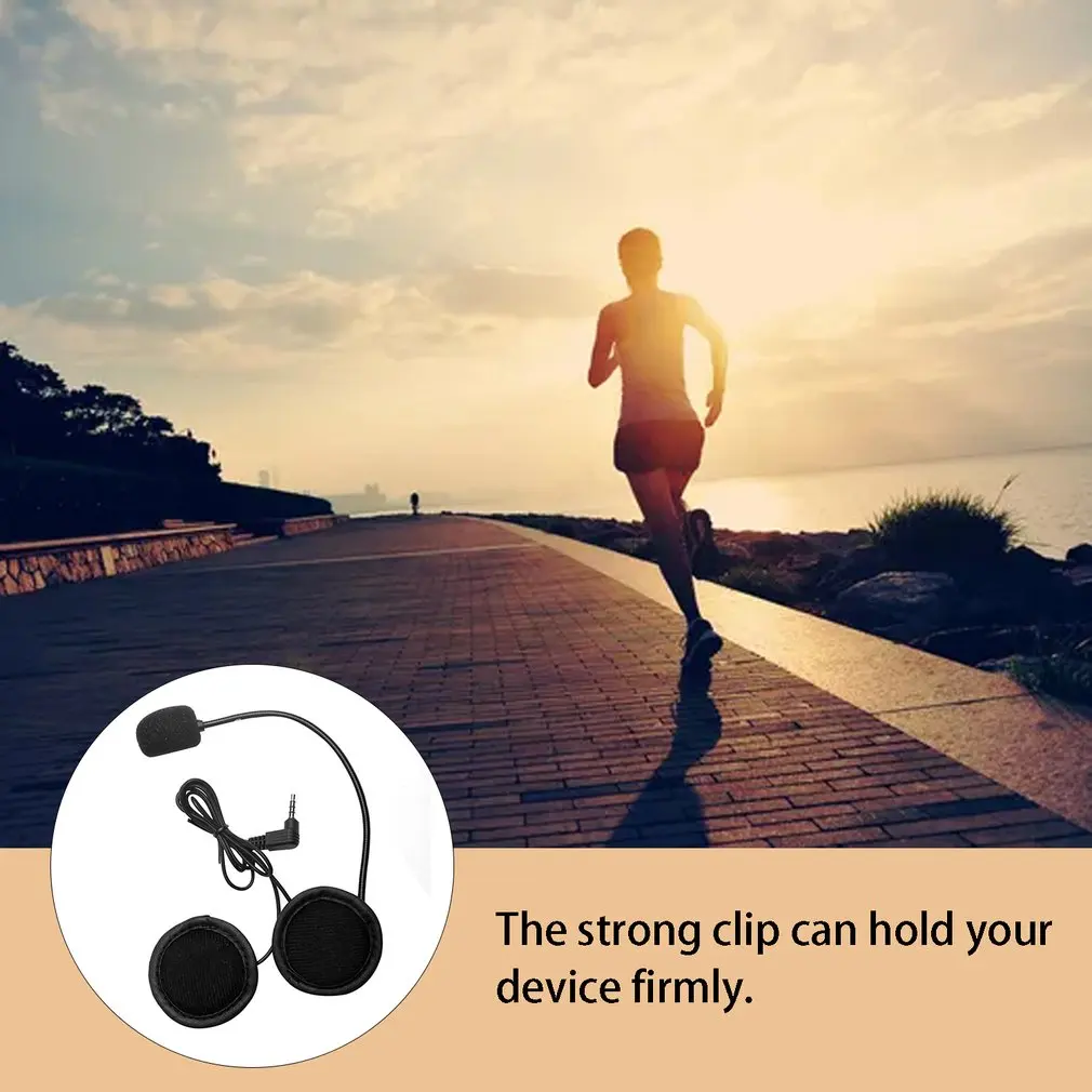 

1m Microphone Speaker Headset V4/V6 Interphone Headphone Universal Headset Helmet Intercom Clip Plastic for Motorcycle Device