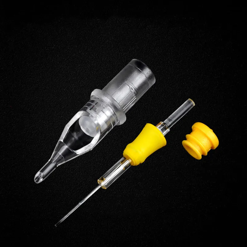 

20pcs 0.3MM Coloring Disposable Tattoo Needles High Elastic Rubber Semi Permanent Makeup Cartridge Needles Tattoos Supplies New