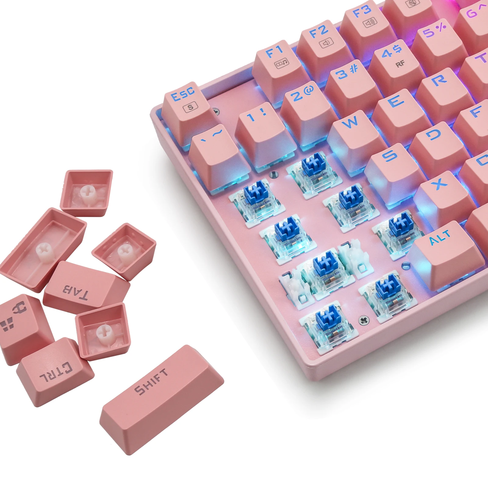 Механическая Проводная клавиатура с RGB-подсветкой и съемным кабелем | Компьютеры