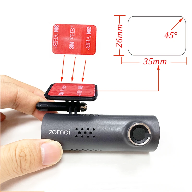 Набор аксессуаров For70mai статическая наклейка 3M пленка и s подходит для 70 mai