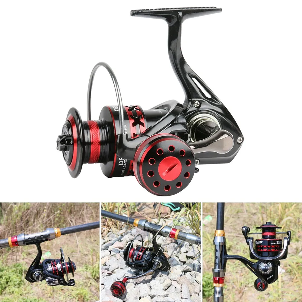 

Металлическая спиннинговая Рыболовная катушка Deukio DS2000-7000 5:0:1 Speed 2 + 1BB, рыболовная катушка для соленой воды, сменный рыболовный инструмент с ...